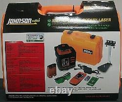 (102862) Johnson Self Leveling Rotary Laser Kit 40-6543 New In Box