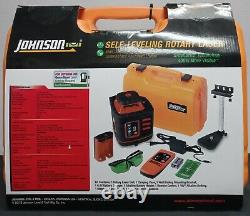 (105091) Johnson Self-Leveling Rotary Laser 40-6543 New In Case