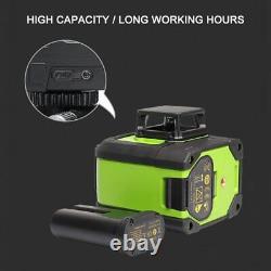 12Line 903CG Rotary Laser Level Self-Leveling Horizontal Vertical Green Cross US