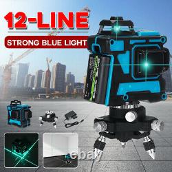 12 Line Laser Level Horizontal&Vertical Self Leveling 360° Rotary Cross