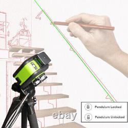 12 Line Rotary 903CG Laser Level Green Cross Line Laser Self Leveling 45m 147ft