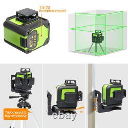 12 Line Rotary 903CG Laser Level Green Cross Line Laser Self Leveling 45m 147ft