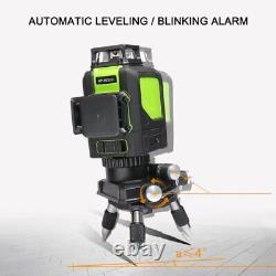 12 Lines rotary laser level green 3D Cross Line Laser Self Leveling 45m 147ft