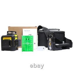 12lines Self Leveling Rotary Cross Line Laser Level with tripod and Receiver kit