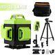 16 Line 4d 360° Rotary Green Laser Level Self Leveling Measure Tool+tripod Us