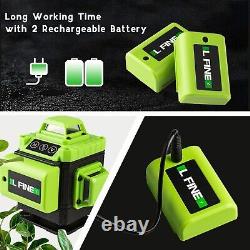 16 Line 4D 360° Rotary Green Laser Level Self Leveling Measure Tool+Tripod US