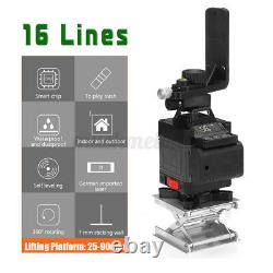 16 Lines 4D 360° Rotary Laser Level Cross Green Self Leveling Measure With Tripod