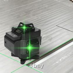 16 Lines 4D 360° Rotary Laser Level Cross Green Self Leveling Measure With Tripod