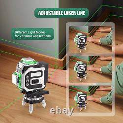 16 Lines 4D Laser Level 360° Self Leveling Rotary Cross Measuring Remote Control