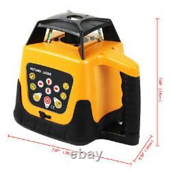 360° Automatic Self-leveling Rotary Rotating Red Laser Level Kit 500M Range