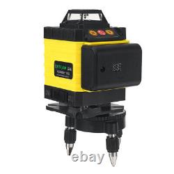 360 Rotary 16 Lines Self Leveling Laser Level 4D Green Beam Auto Measuring Tool