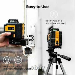 360° Rotary Green Laser Level Self Leveling 7 Modes Cross Line KAIWEETS KT360B