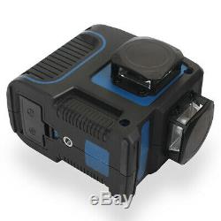 360° Rotary Laser 12Line 3D Laser Level Self-Leveling Cross-Line Laser WithCharger