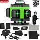 360° Rotary Laser Level Green Cross Line Laser Self Leveling 16 Line 15m 49ft