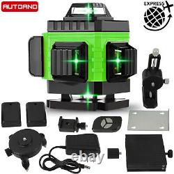 360° Rotary Laser Level Green Cross Line Laser Self Leveling 16 Line 15M 49ft