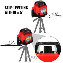 360 Rotary Laser Leveling Device 500m Range Red Beam Self-Leveling Waterproof