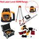 360° Rotary Rotating Red Laser Level Tool With Lcd Electronic Caliper 5m Tripod