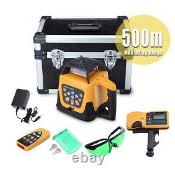 360 Rotary Rotating Self Leveling Laser Level Kit Green with5M Tripod