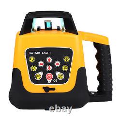 360°Rotary Self-Leveling Rotating Red Beam Laser Level Tool Kit 500m Range
