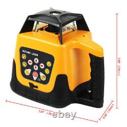 360 Self-leveling Rotary Rotating Red Laser Level Kit With Case 500M Range