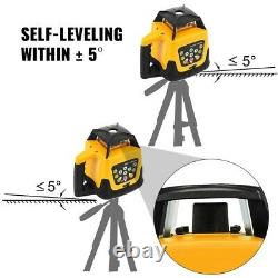 360 degree 500m Self-leveling Rotary Laser Level+1.65M Tripod+5M Measuring stick