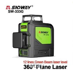 360 green 3D self-leveling Vertical horizontal rotary 12 lines laser leveler