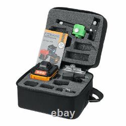 3D 12/16Line Green Light Laser Level Digital Self Leveling 360° Rotary Measure