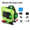 3d 12/ 4d 16 Line Auto Green Laser Level Self-leveling 360° Rotary Cross Measure