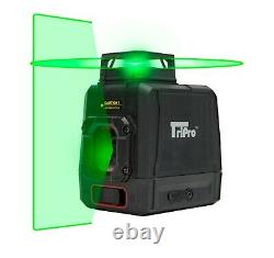 3D 1X 360° Self Auto Leveling Rotary Green Laser Level Tripod Receiver Detector