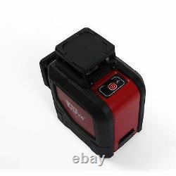 3D 2X360° Self Auto Leveling Rotary Cross Laser Level Tripod Receiver Detector