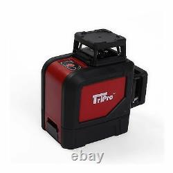 3D 2X360° Self Auto Leveling Rotary Cross Laser Level Tripod Receiver Detector