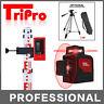 3d 360° Self Leveling Rotary Cross Laser Level Tripod Receiver Detector Staff