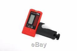 3D 360° Self Leveling Rotary Cross Laser Level Tripod Receiver Detector Staff