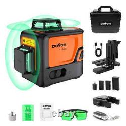 3D Laser Level 3x360 Green Self-Leveling Beam Vertical & Horizontal Rotary Base