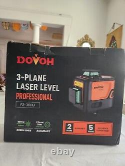 3D Laser Level 3x360 Green Self-Leveling Beam Vertical & Horizontal Rotary Base