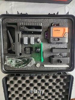 3D Laser Level 3x360 Green Self-Leveling Beam Vertical & Horizontal Rotary Base