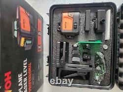 3D Laser Level 3x360 Green Self-Leveling Beam Vertical & Horizontal Rotary Base