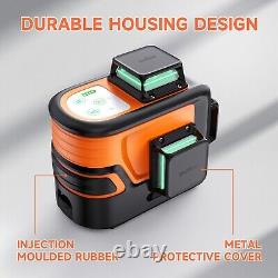 3D Laser Level 3x360 Green Self-Leveling Beam Vertical & Horizontal Rotary Base