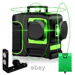 3D Rotary 12 Lines Green Laser Level Tool Measure Self-leveling For Construction