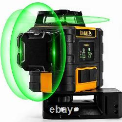 3D Rotary Green Laser Level 360° Self Auto Leveling Tripod Receiver KAIWEETS NEW