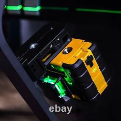 3D Rotary Green Laser Level 360° Self Auto Leveling Tripod Receiver KAIWEETS NEW