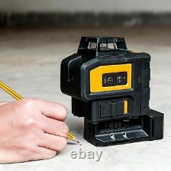 3D Rotary Green Laser Level Self Leveling 7 Modes Cross Line 197ft with Battery