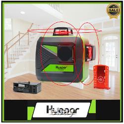 3D Rotary laser level Red Cross Line Laser Self Leveling 360 degree Huepar