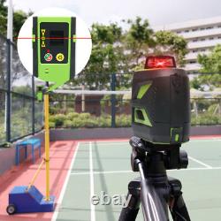 3D Rotary laser level Red Cross Line Laser Self Leveling 360 degree Huepar