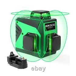 3x360° Rotary Laser Level Self Leveling Green beam Three Plane Cross Line L