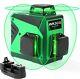 3x360° Rotary Laser Level Self Leveling Green Beam Three Plane Green, Red