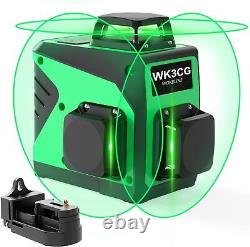 3x360° Rotary Laser Level Self Leveling Green beam Three Plane Green, red