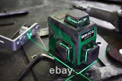 3x360° Rotary Laser Level Self Leveling Green beam Three Plane Green, red