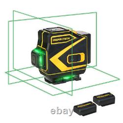 3x360° Tile Level Green Laser Cross line 3D Self Leveling for Floor Wall Ceiling