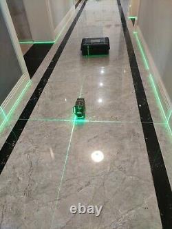 3x360° Tile Level Green Laser Cross line 3D Self Leveling for Floor Wall Ceiling